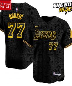 Los Angeles Lakers Black Mamba Style Baseball Jersey