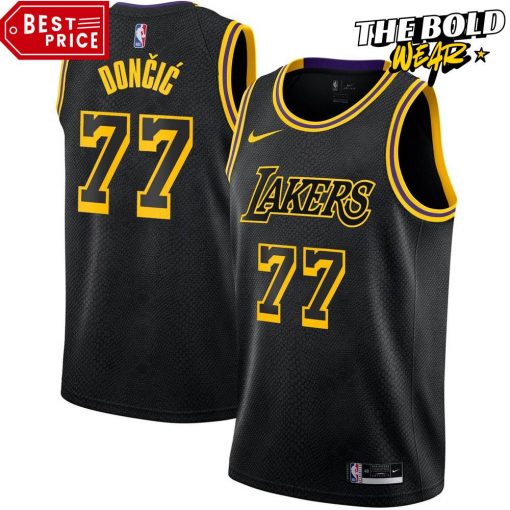 Los Angeles Lakers Black Mamba Style Basketball Jersey