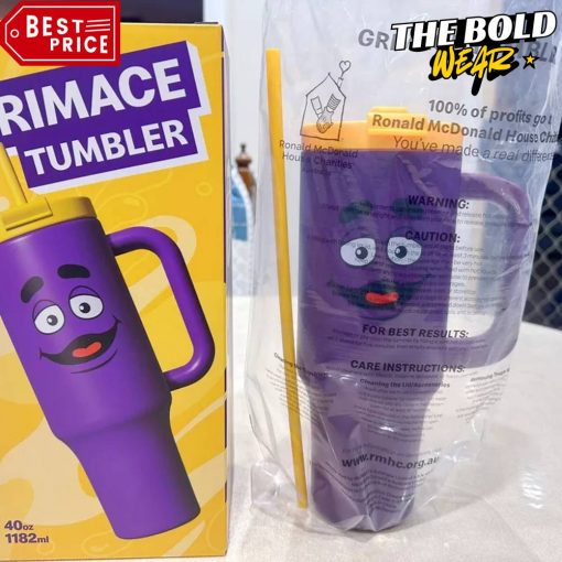 McDonald’s 2025 AU Exclusive Grimace 40oz Tumbler Cup