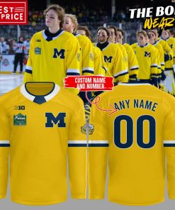 Michigan Wolverines Frozen Confines Wrigley Field Hockey Jersey