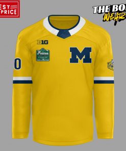 Michigan Wolverines Frozen Confines Wrigley Field Hockey Jersey