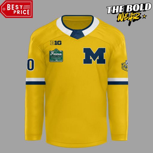 Michigan Wolverines Frozen Confines Wrigley Field Hockey Jersey