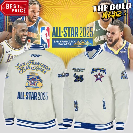 NBA All-Star 2025 San Francisco Bay Arena Bomber Jacket