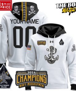 Navy Midshipmen 2024 Commander-In-Chiefs Champions Hoodie