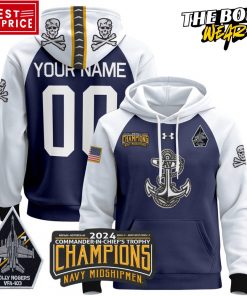 Navy Midshipmen 2024 CommanderInChiefs Champions Hoodie