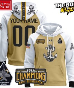 Navy Midshipmen 2024 CommanderInChiefs Champions Hoodie