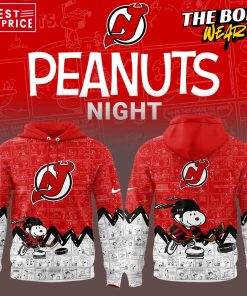 New Jersey Devils Peanuts Night Special Hoodie