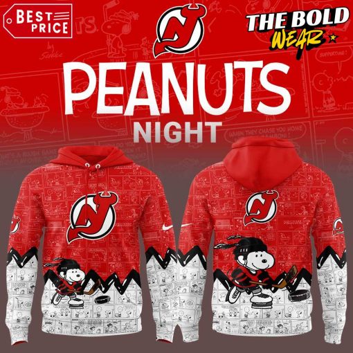 New Jersey Devils Peanuts Night Special Hoodie