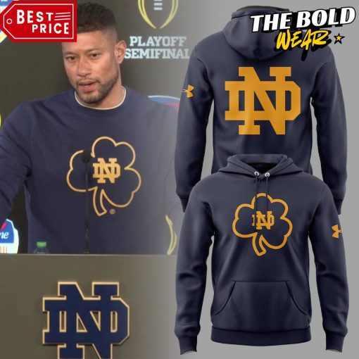 Notre Dame Fighting Irish Coach Marcus Freeman CLOVER Special Hoodie