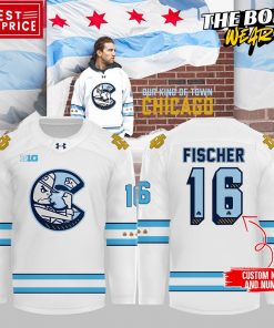 Notre Dame Fighting Irish x Chicago Cubs Frozen Confines Hockey Jersey