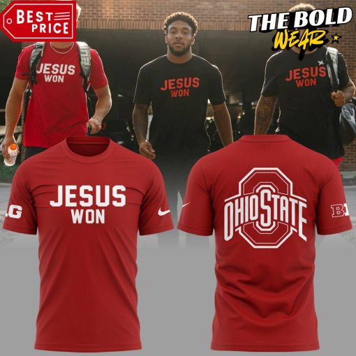 Ohio State Buckeyes Jesus Won Red Shirt