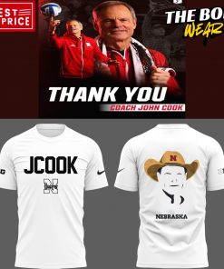 Nebraska Volleyball 2025 Limited Coach John Cook White Shirt