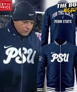 Penn State Nittany Lions Coach James Franklin For The Glory Bomber Jacket