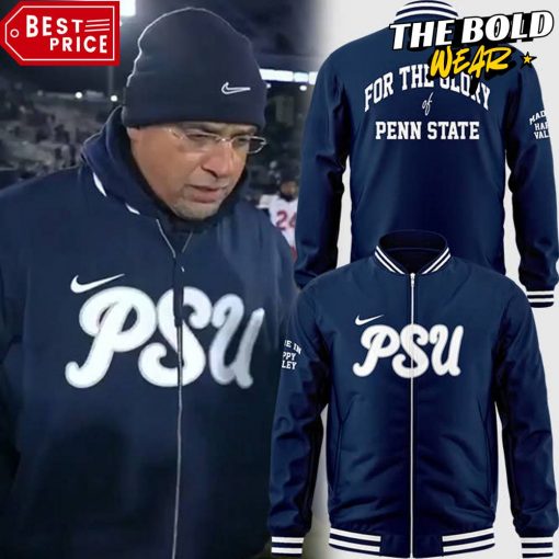 Penn State Nittany Lions Coach James Franklin For The Glory Bomber Jacket