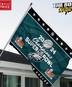 Philadelphia Eagles 2025 Super Bowl LIX Champions Flag