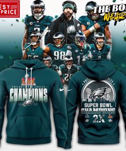 Philadelphia Eagles 2x Super Bowl LIX Champions Limited Edition Hoodie