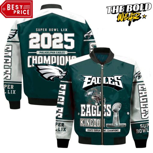 Philadelphia Eagles Super Bowl 2025 Champions LIX Bomber Jacket