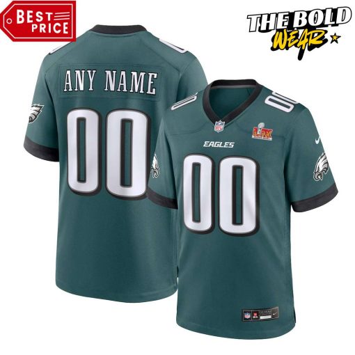 Philadelphia Eagles Super Bowl LIX 2025 Football Jersey