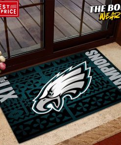 Philadelphia Eagles Super Bowl LIX Champions 2025 Doormat