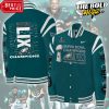 Philadelphia Eagles Super Bowl LIX Champions Black Bomber Jacket