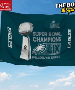 Philadelphia Eagles Super Bowl LIX Champions Flag