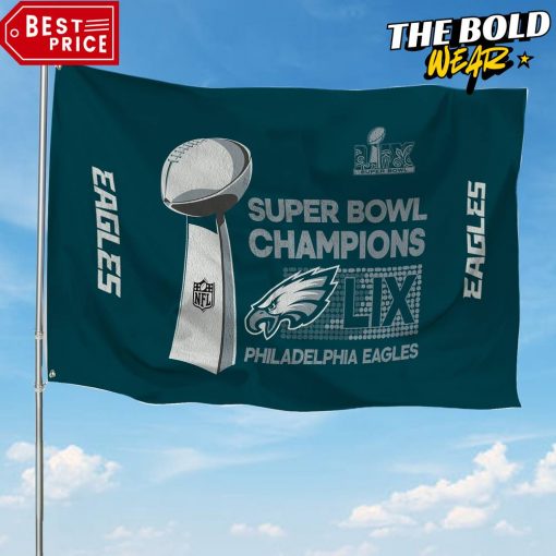 Philadelphia Eagles Super Bowl LIX Champions Flag