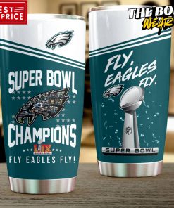 Philadelphia Eagles Super Bowl LIX Champions “Fly Eagles Fly” Tumbler