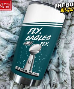 Philadelphia Eagles Super Bowl LIX Champions “Fly Eagles Fly” Tumbler