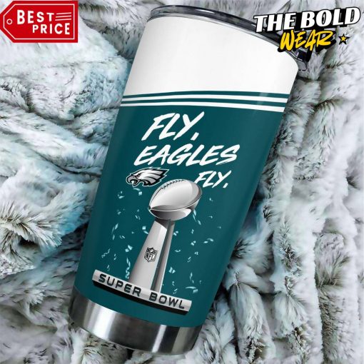 Philadelphia Eagles Super Bowl LIX Champions “Fly Eagles Fly” Tumbler