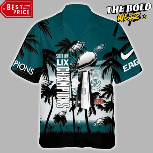 Philadelphia Eagles Super Bowl LIX Champions Hawaiian Shirt