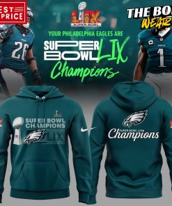 Philadelphia Eagles Super Bowl LIX Champions Limited Edition Hoodie