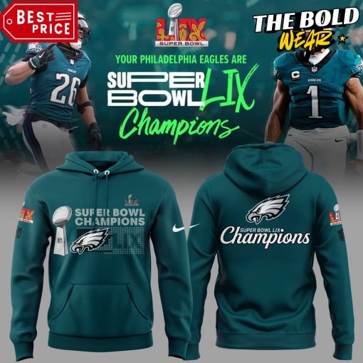 Philadelphia Eagles Super Bowl LIX Champions Limited Edition Hoodie