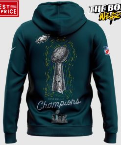 Philadelphia Eagles Super Bowl LIX Champions Special Hoodie