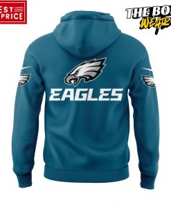 Philadelphia Eagles Super Bowl LIX Game Player Midnight Green Hoodie