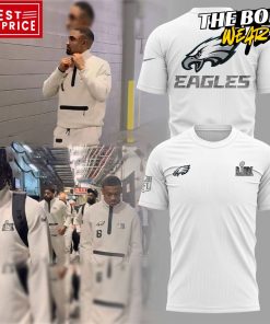 Philadelphia Eagles Super Bowl LIX Opening Night White Shirt