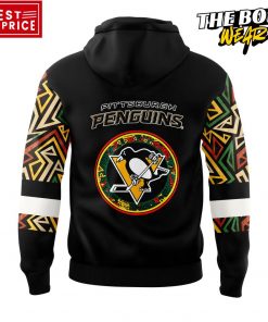 Pittsburgh Penguins Black Hockey History Night Game Hoodie