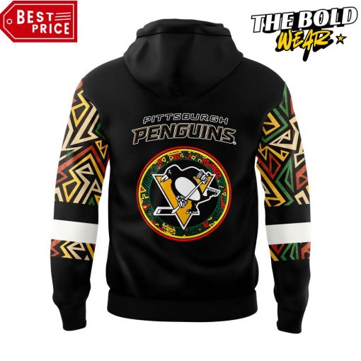 Pittsburgh Penguins Black Hockey History Night Game Hoodie