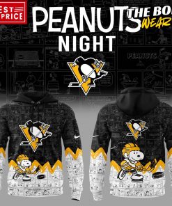 Pittsburgh Penguins Peanuts Night Special Hoodie