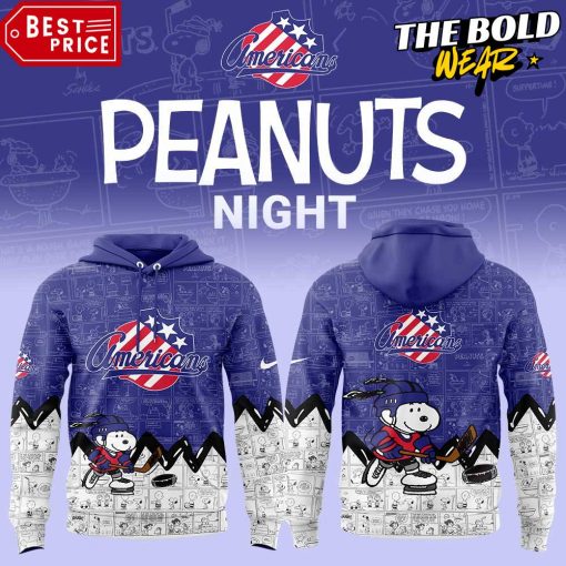 Rochester Americans Peanuts Night Special Hoodie