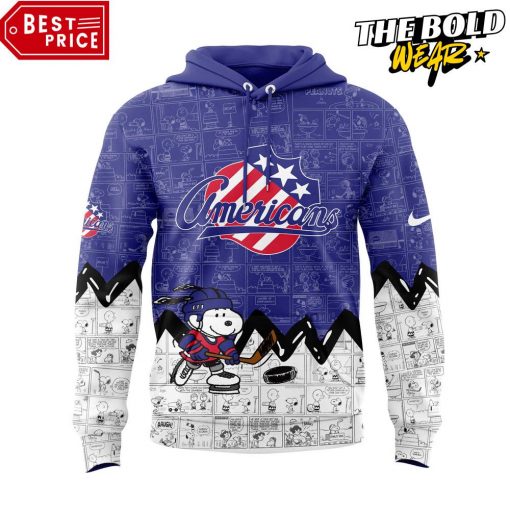 Rochester Americans Peanuts Night Special Hoodie