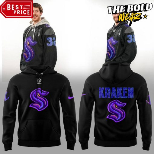 Seattle Kraken Black Hockey History Night Limited Edition Hoodie