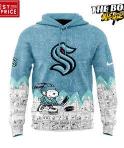 Seattle Kraken Peanuts Night Special Hoodie