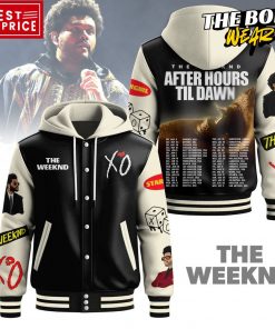 The Weeknd After Hours til Dawn Hooded Baseball Jacket