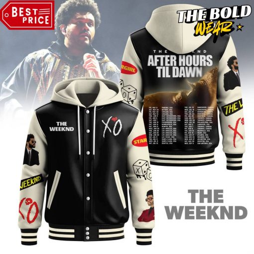 The Weeknd “After Hours til Dawn” Hooded Baseball Jacket