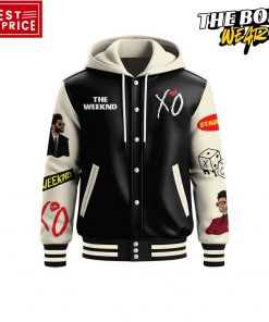 The Weeknd After Hours til Dawn Hooded Baseball Jacket