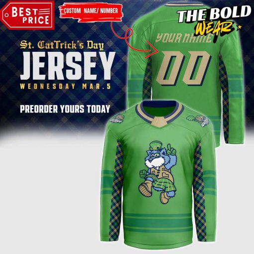 Toledo Walleye x St. CatTrick’s Day Hockey Jersey