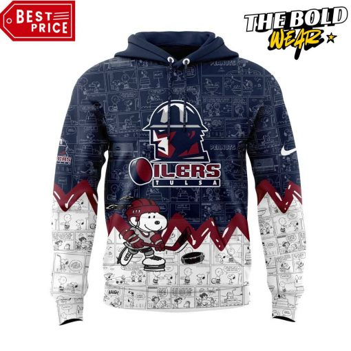 Tulsa Oilers Peanuts Night Special Hoodie