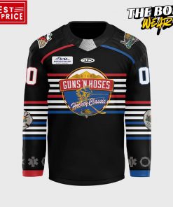 Utah Grizzlies Guns & Hoses Hockey Jersey