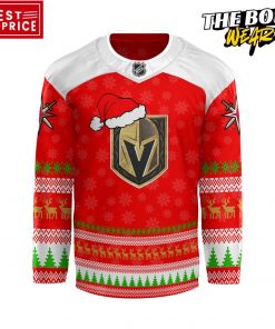 Vegas Golden Knights x Grinch Christmas Hockey Jersey