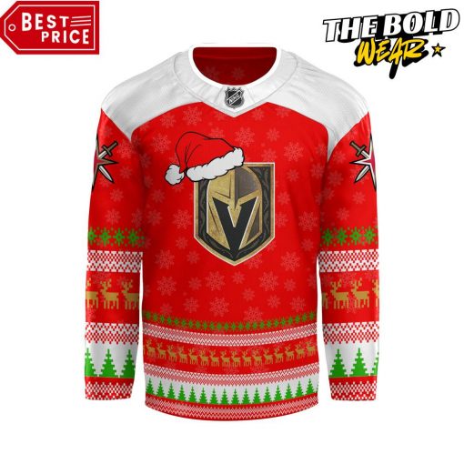 Vegas Golden Knights x Grinch Christmas Hockey Jersey